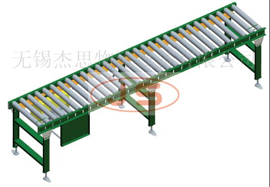 平皮帶驅(qū)動滾筒輸送機