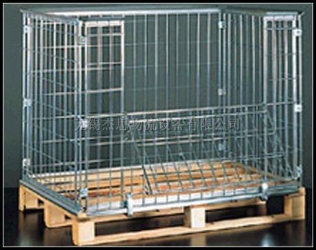 選配件-帶木制托盤用倉庫籠