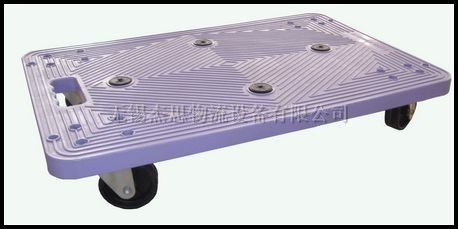 塑料底板滑輪小車